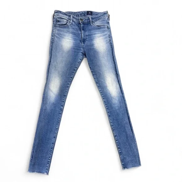 AG Adriano Goldschmied Light Blue Skinny Jeans - THE FARRAH SKINNY ANKLE - Picture 1 of 6